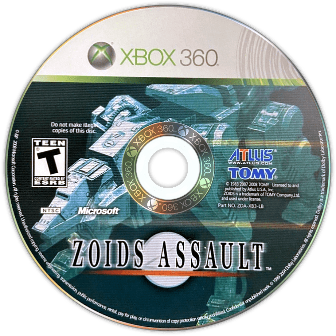 Zoids Assault media 2 for Xbox 360